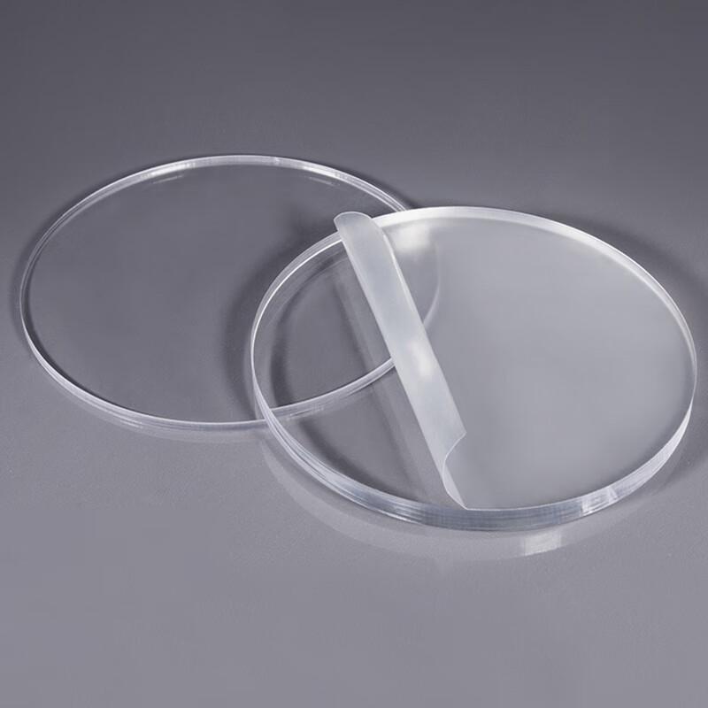 Round Clear Acrylic Sheets for DIY & Display (5-Piece Pack)