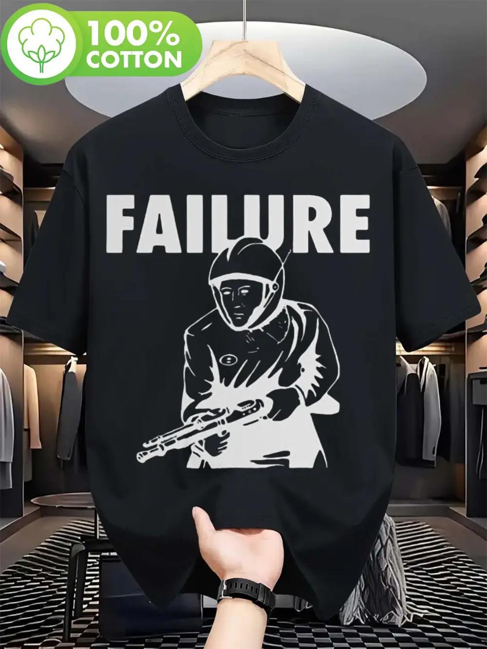 

Plus Size Fail with Astronaut Graphic T-shirt - Cotton L