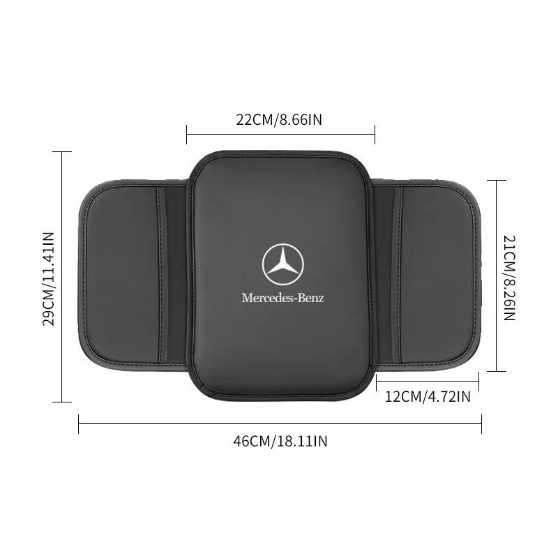 GLC GLB Car Styling Seat Armrest Box Protector Cushion Storage Box Cover Pad For Mercedes Benz Amg X156 W204 W205 W203 W211 W21