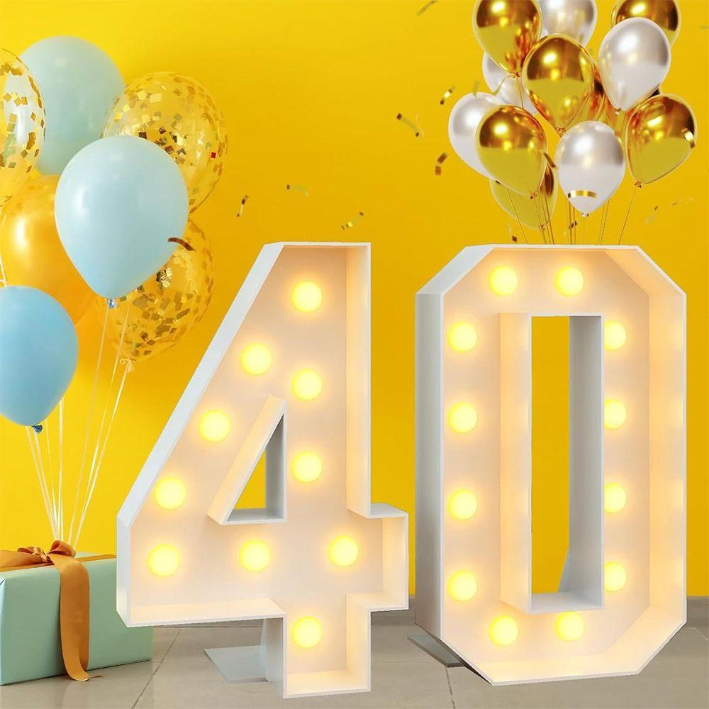 Light Up Balloons LED Light Balloon 70cm Birthday Balloon Frame  Party Decoration