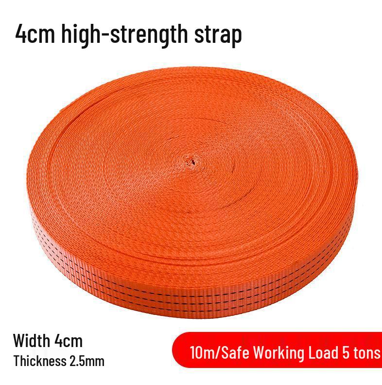 Truck Cargo Tow Rope: Durable, Wear-Resistant Polyester Webbing Strap