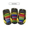 Colorful No-Tie Silicone Elastic Shoelaces - I-Shaped Design for Adults & Children
