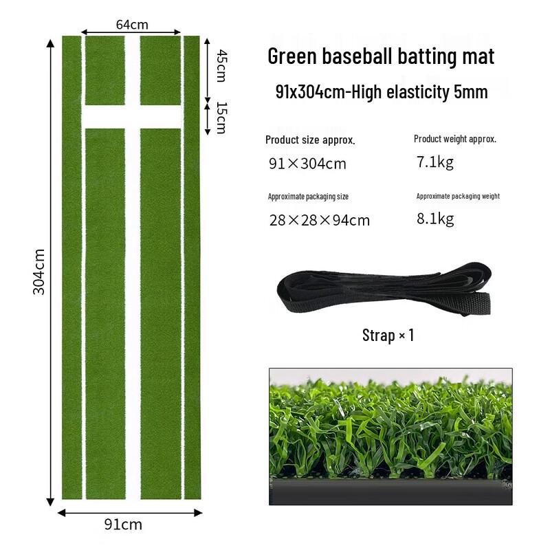 WEZHO Baseball Softball Pitching Training Mat