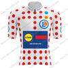 Tým Lidl Cyklistický dres Set Mistr světa Cyklistické oblečení Pánské Krátký rukáv Sestava Silniční kolo Dres Oblek Cyklistické kraťasy s laclem