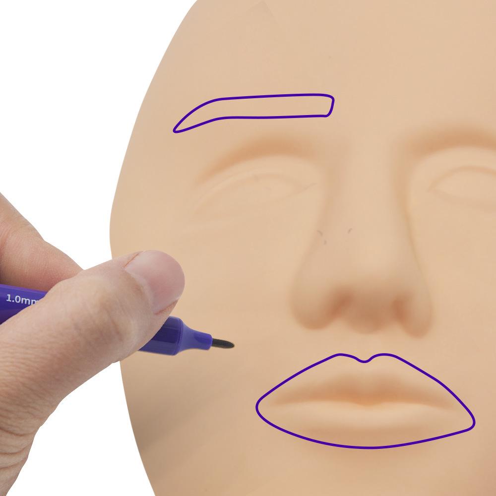 Waterproof Permanent Makeup Marking Pen - Anti-Numb, Easy-Color, Water-Based