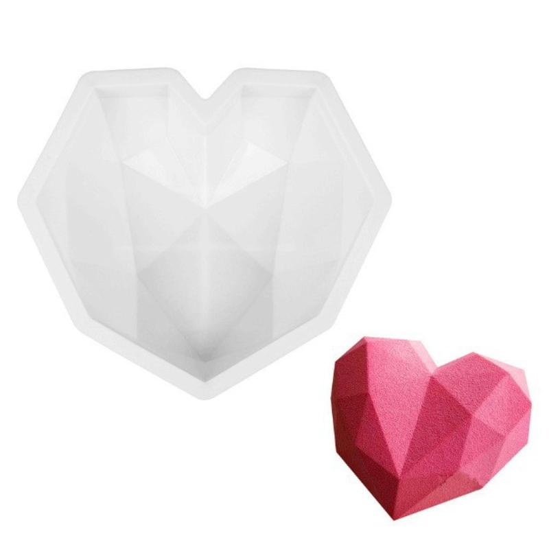 Heart Bow Moon Cloud Mousse Cake Mold Cherry Silicone Molds For Baking Pudding Dessert Chocolate Fruit Cake Decorating Tools