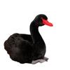 24cm Simulation Black and White Swan Plush Toys Cute Bird Stuffed Animal Doll For Lover's Gifts