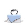 Stylish Minimalist French Chic Small Crossbody Bag In Elegant Black White Pink Blue