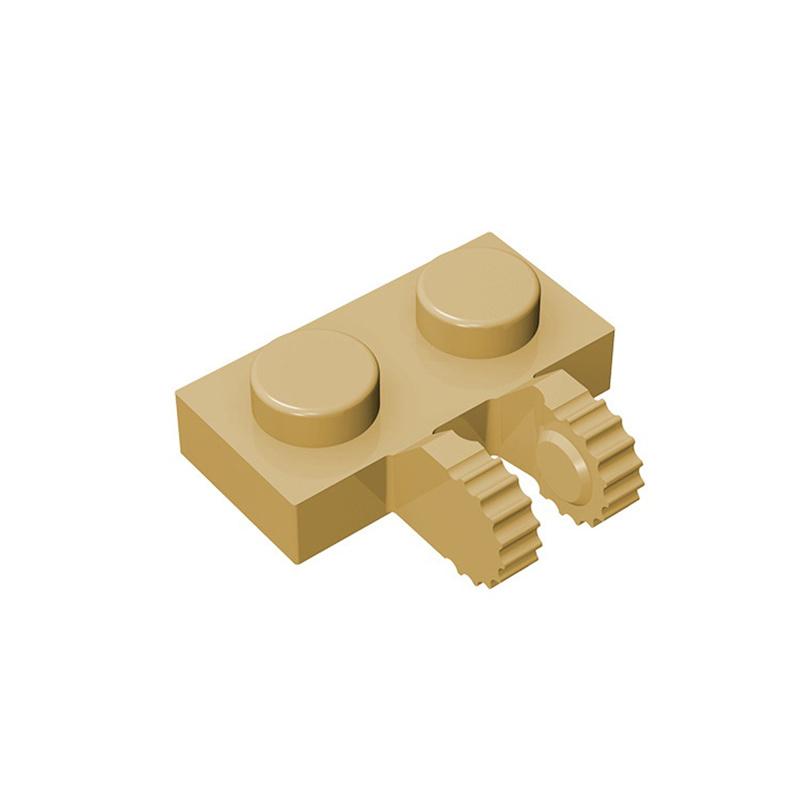 10PCS 60471 Technical 1*2 Thin Low Cross 2 holes with Fork Building Block Moc Compatible with Brick DIY Children Toy