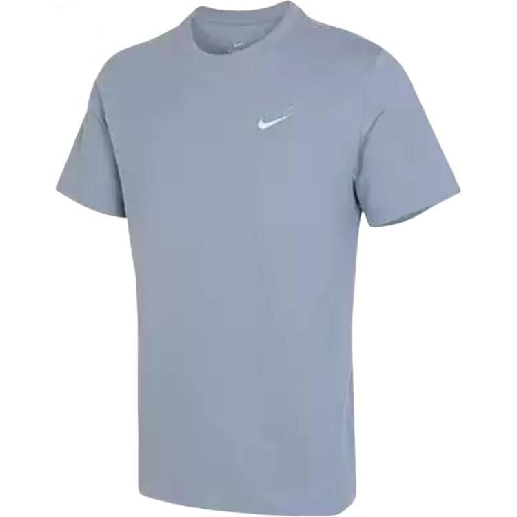 Nike T Shirts Men's Blue Crew Neck Moderate Straight Fit FV8405-493