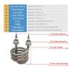 SNDHEATER 220V/380V Electric Circular Water Distilling Heater 2.5KW/3KW/4.5KW Spiral Boiling Heating Element 80*140mm for Bucket
