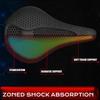 BUCKLOS 3D Printed Bicycle Seat Cushion Carbon Fiber Bike Saddle 143mm 155mm Bike Cushion Road MTB Triathlon Seat Nylon