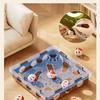 Creative Pet Puzzle Track Toy Funny Interactive Cat Teasing Box Felt Bell Maze Box Kitten Track Ball Toy Indoor Game
