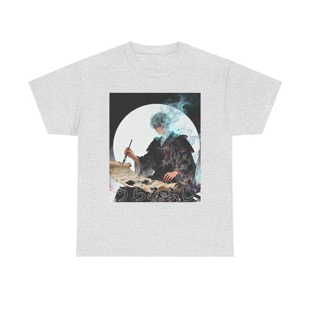 Japanese Horror Culture T-Shirt - Calligraphy Motif