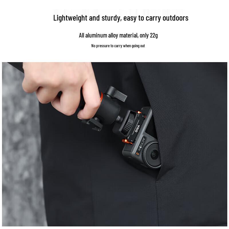 VRIG Magnetic Quick Release Mounts & Tripod for DJI Action