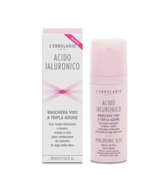 

Face mask Hyaluronic acid L ERBOLARIO 50 ml