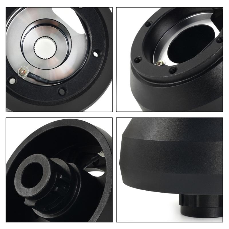 Auto Accessory Steering Wheel Hub Adapter 6 Hole Hub Adapter Kit Short Hub Adapter Quick Release