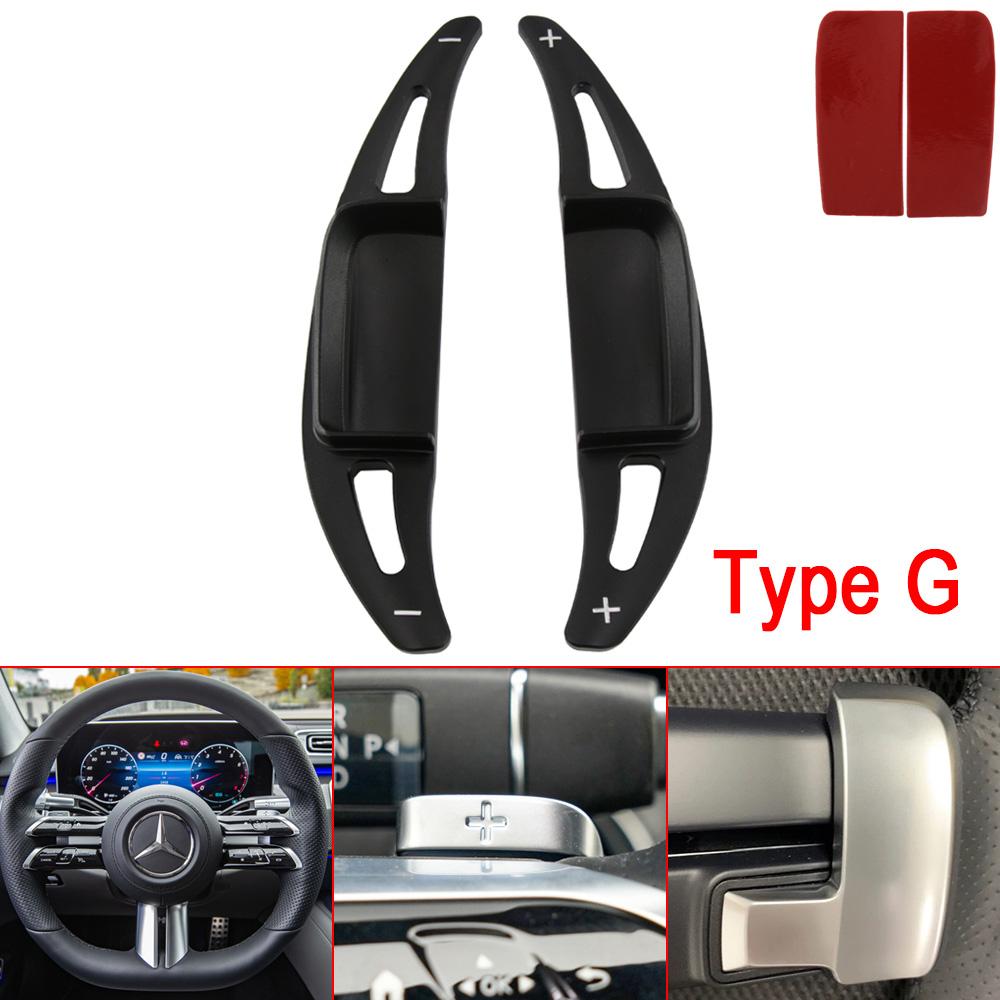 Shifter Paddle For Mercedes Benz 2022 C E Class W206 W223 C180 C220d All-Terrain AMG Line Car Steering Wheel DSG Shift Extension