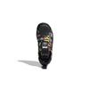 adidas Originals SUPERSTAR 360 Comfortable Abrasion Resistant Low Top Skateboard Shoes Black Yellow Kids' EE8386