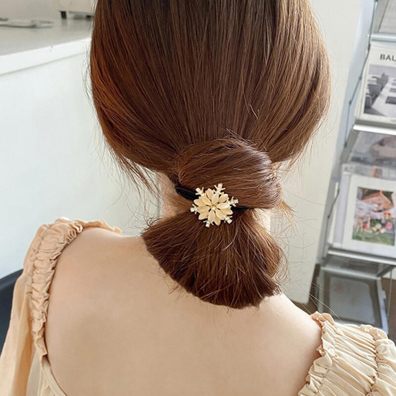 Cat's Eye White Gem Hair Band 5P SET