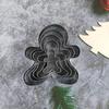DIY Nerezové vykrajovátka na sušenky Santa Clause Sada Vykrajovátko Forma na sušenky Pečicí nástroje Vánoční dekorace