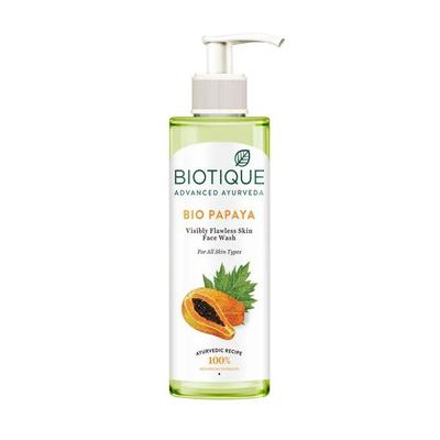 Papaya Cleanser (200 Ml), Bio Papaya Visibly Flawless Skin Face Wash,