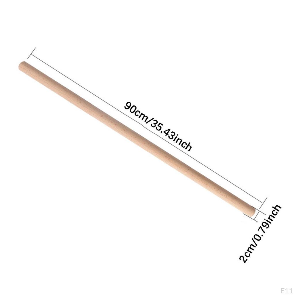 2x Yoga Stick Training Back Stretcher for Pilates Gymnasts Strength 50cm