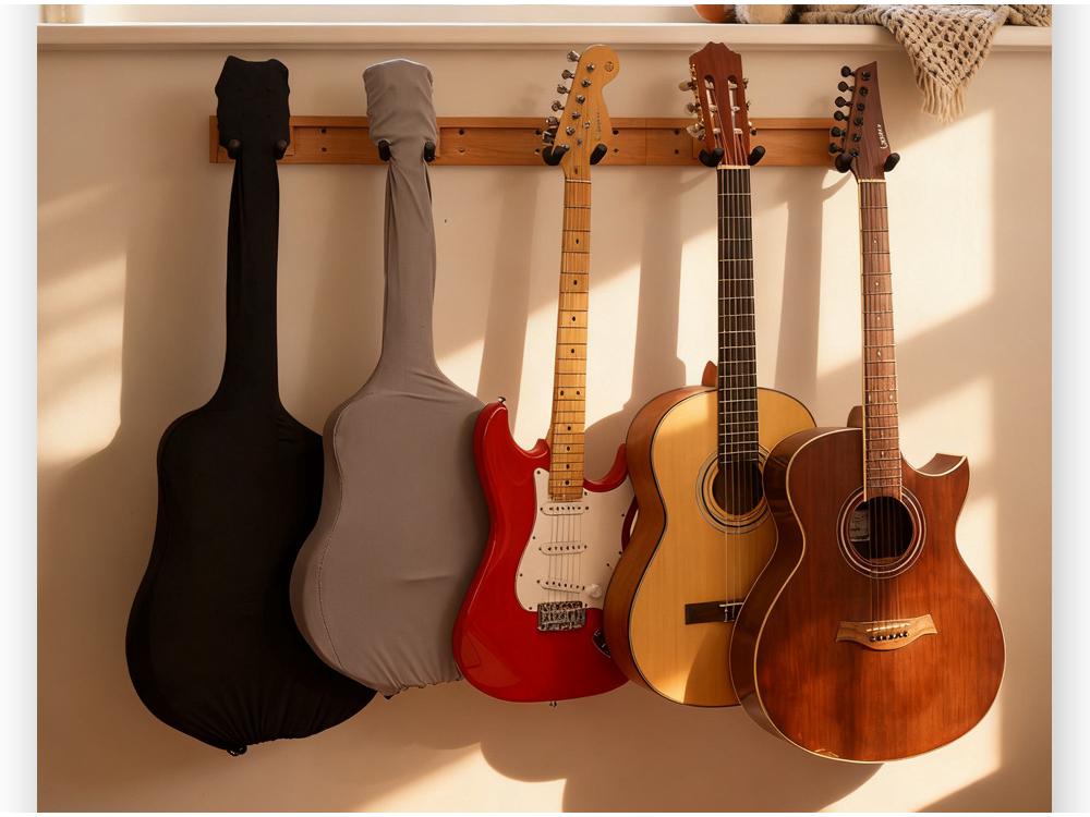 Universal High-Elastic Guitar Dust Cover for Folk and Classical Guitars