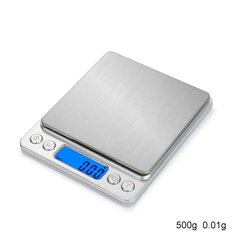 Kitchen Digital Scale 3000g/ 0.1g Small Jewelry Scale Cooking Food Scales Gram/Oz Digital Weight with Back-Lit LCD Display/Tare