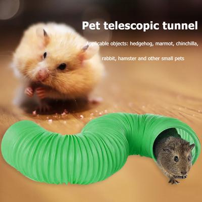 Hopfällbara tunnelrör för smådjur, kanin, iller, marsvin, hamsterleksaker