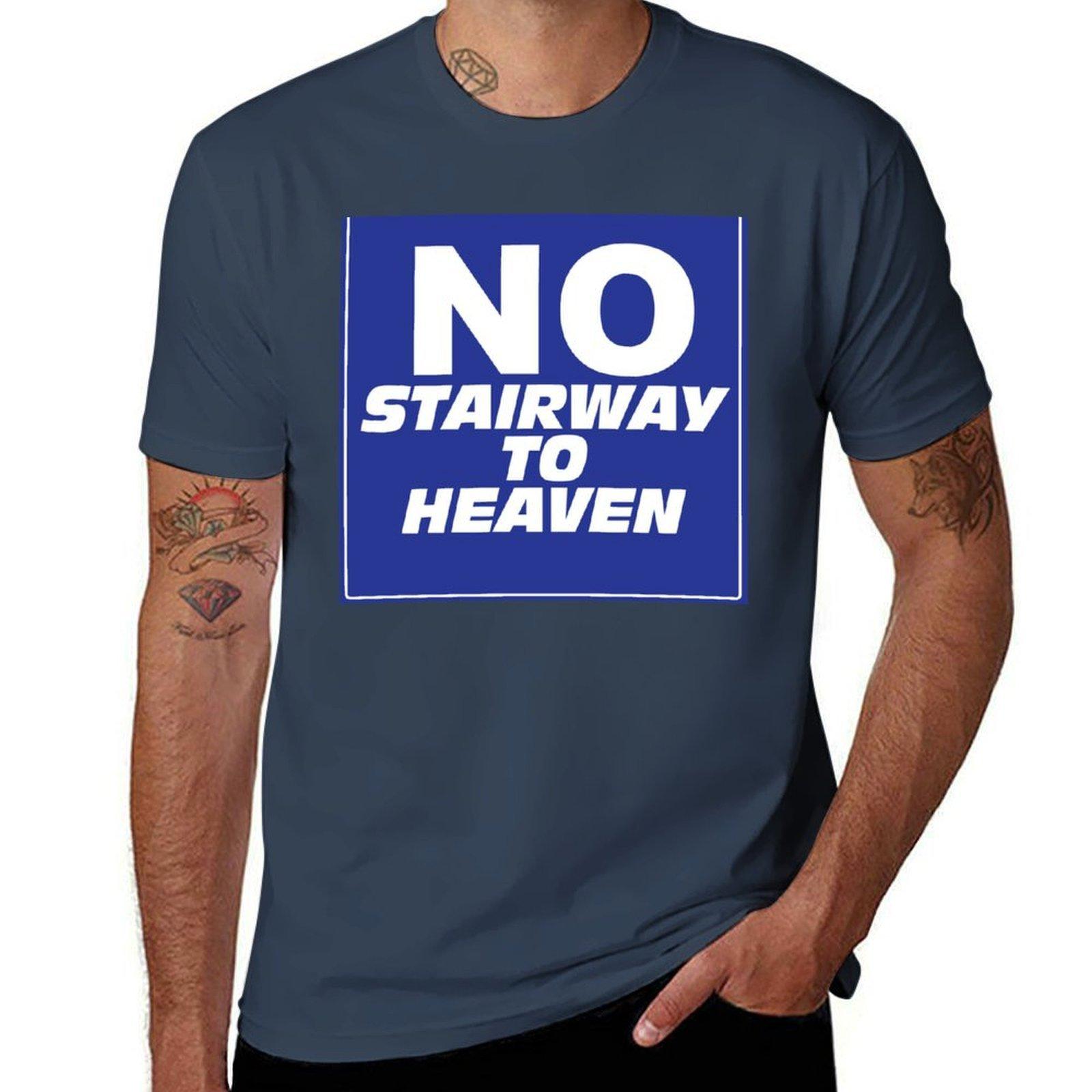Waynes World No Stairway to Heaven Sign TShirt man t shirt designer t shirt man luxury TShirt S