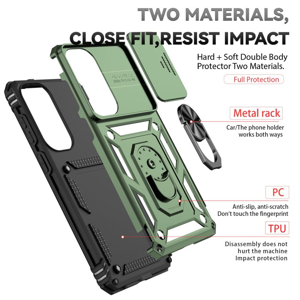 Slide Camera Shockproof Armor Phone Case For Samsung Galaxy S26 Ultra S26 Plus S26Ultra S26+ Case Magnetic Ring Stand Back Cover