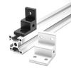 L Shape Aluminum Profile Corner Bracket Anti-corrosion Heavy Duty Connector Code for 20/30/40 Alu Profile Furniture Repair