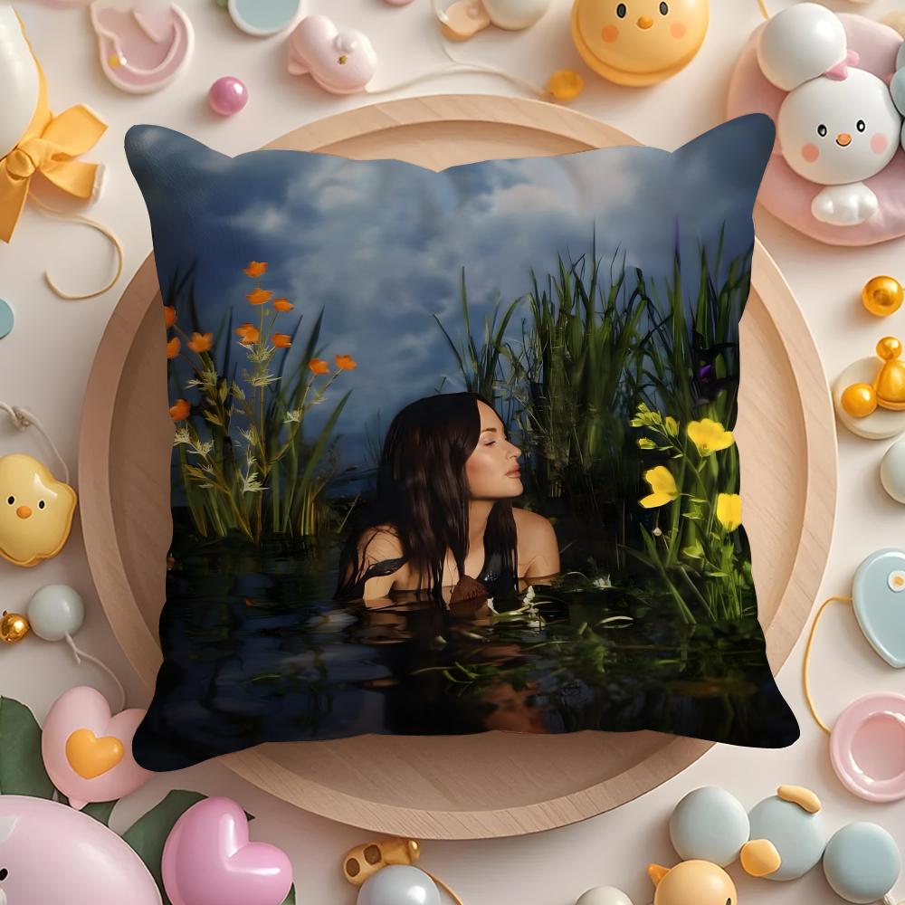 K-Kacey Musgraves Singer Cushion Cover Home & Car Multi-Scene Pillow Cover - Reversible, Soft & Durable for Daily Use