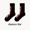 5 Pairs of Men Spring and Autumn New Year Benming Year Tube Red Socks