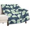 Ginko Leaves Throw Blanket Soft Plush Plaid Heavy Blankets Sofas Of Decoration Summer Beddings Luxury Throw Kid'S Blankets