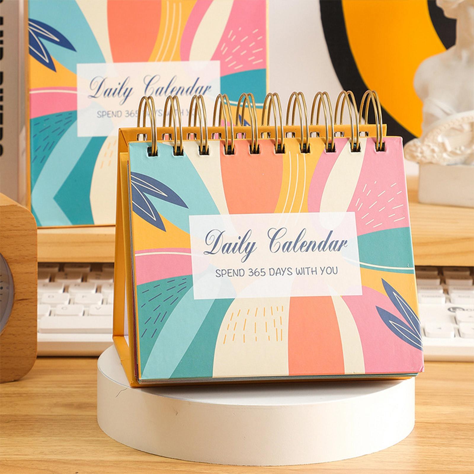 

365day Laughter And Life Course, Desk Accessories And Decorations, Women And Men, Small Desk Flip Calendar One Size