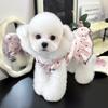 Cute Spring Pet Dress Cat Pajamas Pet Vest Yorkshire Teddy Dog Clothes for Small Dogs Puppy Clothes