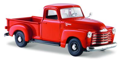 Maisto Scale Diecast Model of the 1950 Chevrolet 3100 Pickup In Orange 1/24 (31952OG)