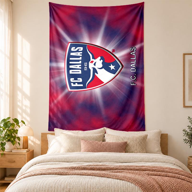 FC Dallas Tapestry highquality for decorating living room bedroom dorm walls ideal as bedroom wallart orholiday gift