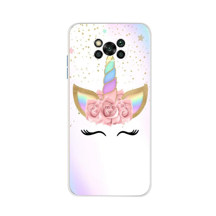 For Xiaomi Poco X3 Pro Back Cover 6.67" Cute Cat Patterns Transparent Bumper Cover For Xiaomi POCOX3 Pro POCO X 3 Cover Fundas