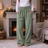 Damen Flanell Casual Lockere Jogginghose für den Alltag und zum Entspannen