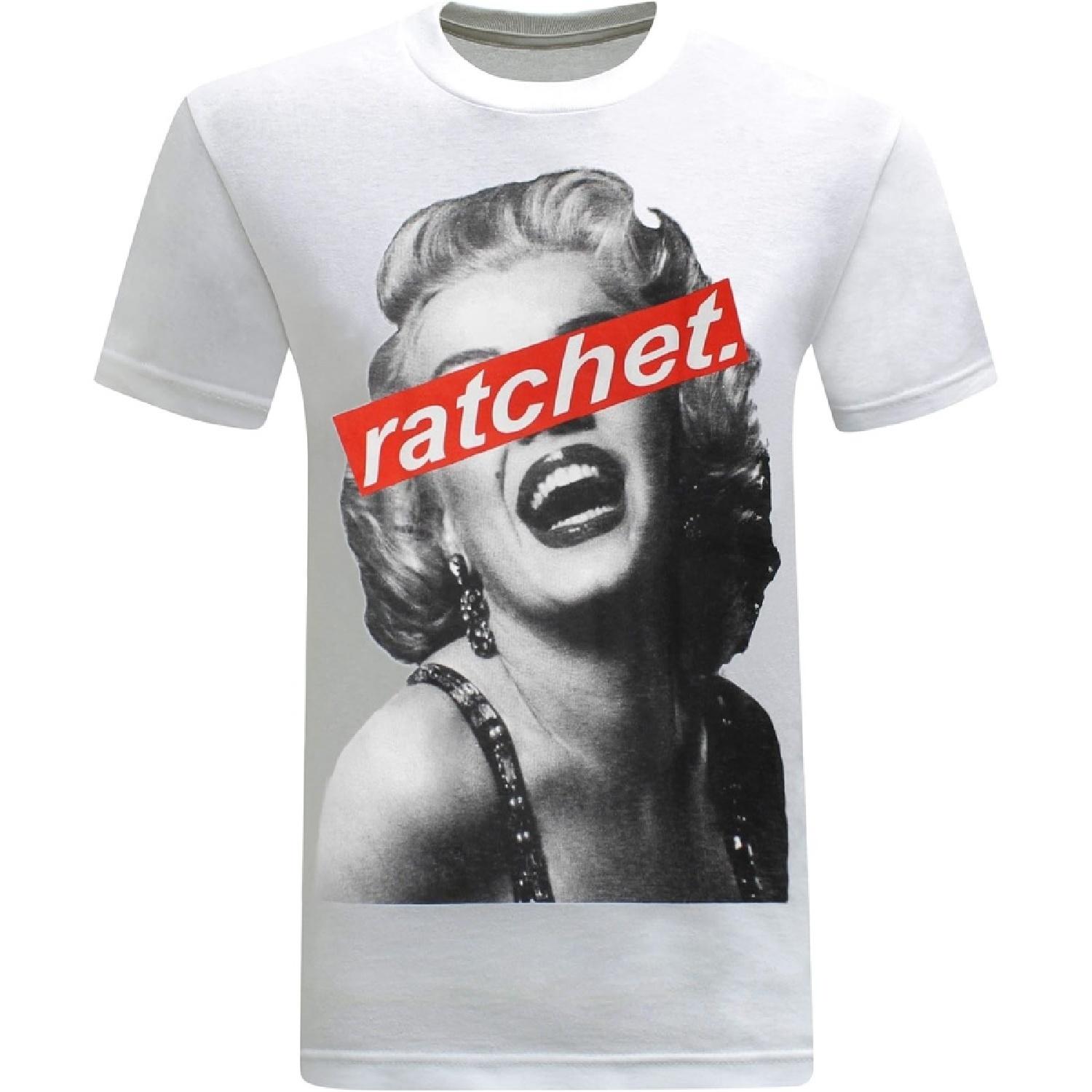 Ratchet Marilyn Monroe Men s T-Shirt - (White) - L S белый