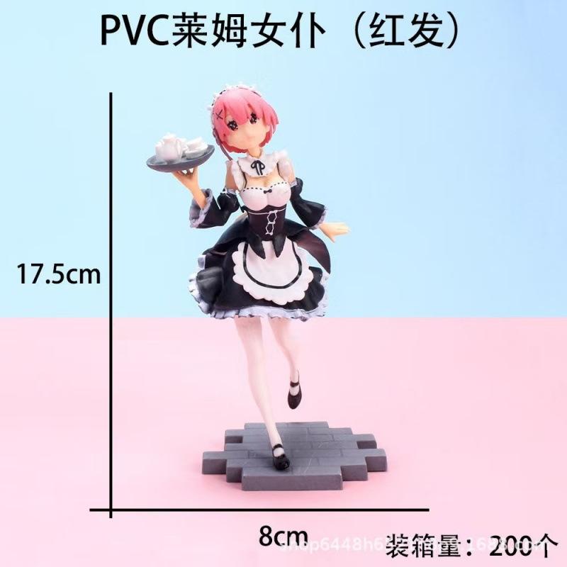 Re from scratch in a different world life Cat Ear Rem Sakura Rem Figure Anime Girl Chassis Ornament
