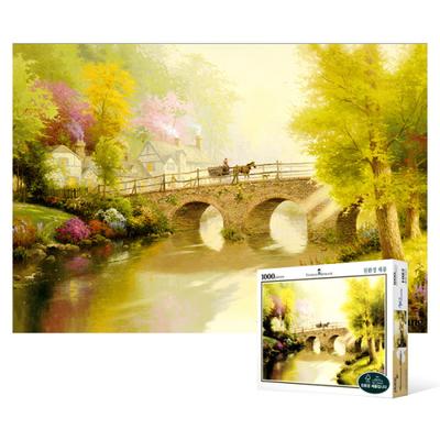 1000 Piece Jigsaw Puzzle - Along the Flowing River, Popular Korean Puzzle