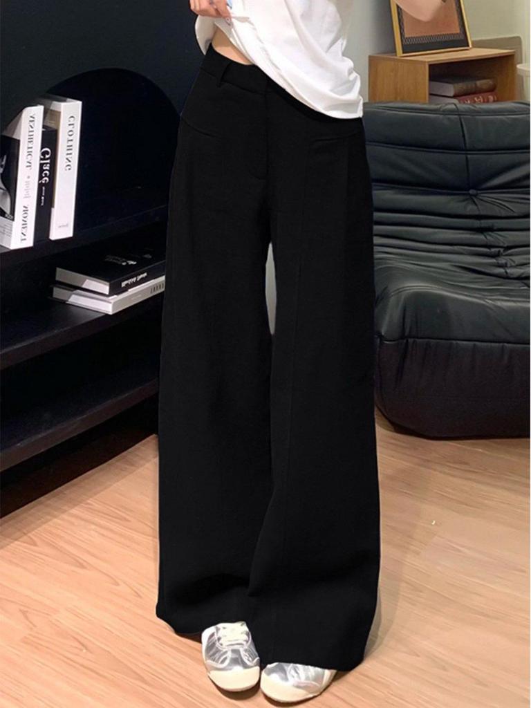 Women's High Waist Loose Wide-Leg Cotton Linen Pants - Spring/Autumn 2026