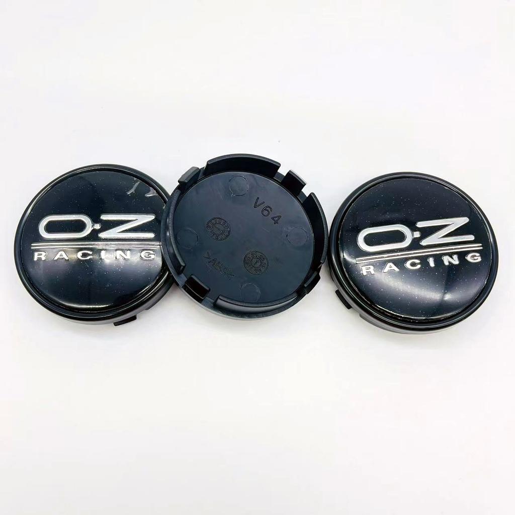 4pcs Car Wheel Center Hub Caps 64mm For OZ Racing Alloy Auto Wheel Rim Center Hub Cap 56mm OZ Badge sticker Styling accessories