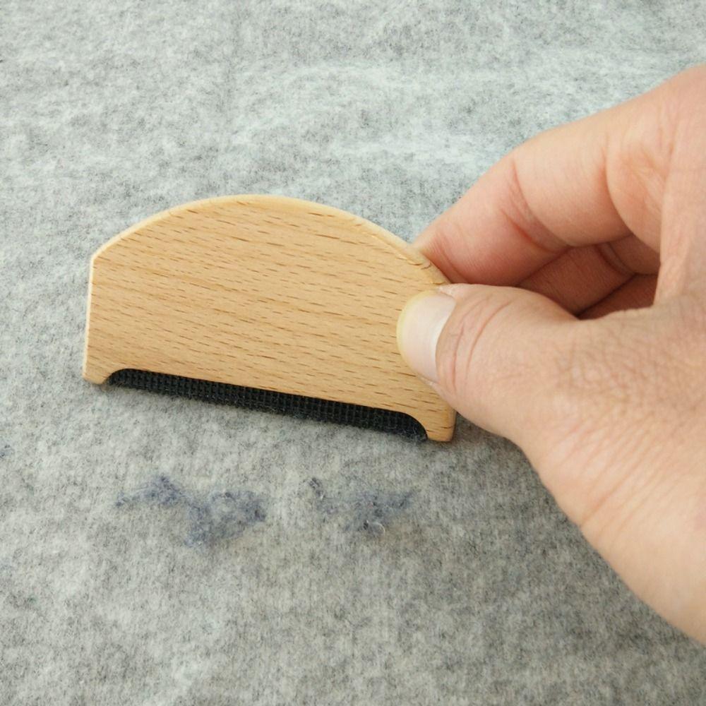 Portable Comb Wooden Sweater Clothes Hair Removal Comb Epilator Shaver Lint Remover Lint Trimmer