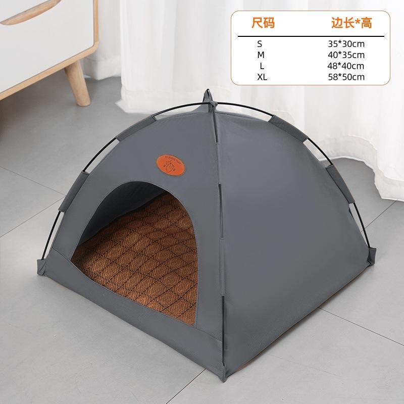 

Foldable Cat Tent 4 Season Pet House Portable Outdoor Camping Bed for Cats Dogs 35x35x30cm