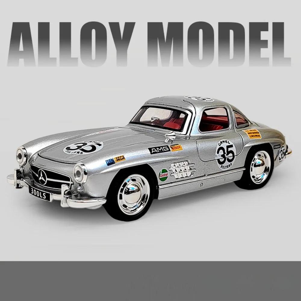 

1:32 300SL GLE 63S Sports Car Model Toy Metal Diecast Sound Light Pull Back Doors Opened Simulation Toys Hobby Ornaments